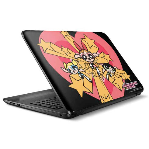 Cartoon Network Powerpuff Girls Gold Stars HP Notebook Skin