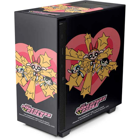 Cartoon Network Powerpuff Girls Gold Stars NZXT H510 Compact ATX Mid-Tower Case Skin