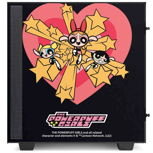 Cartoon Network Powerpuff Girls Gold Stars NZXT H510 Compact ATX Mid-Tower Case Skin