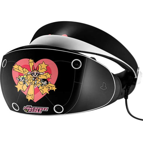 Cartoon Network Powerpuff Girls Gold Stars PlayStation VR2 Skin