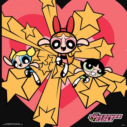 Cartoon Network Powerpuff Girls Gold Stars PS4 Slim Skin