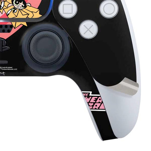 Cartoon Network Powerpuff Girls Gold Stars PS5 Controller Skin