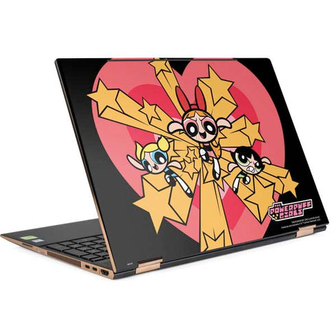 Cartoon Network Powerpuff Girls Gold Stars HP Spectre Skin