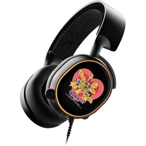 Cartoon Network Powerpuff Girls Gold Stars SteelSeries Arctis 5 Skin