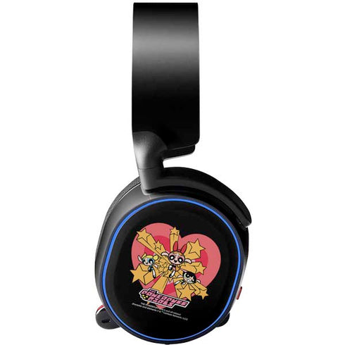 Cartoon Network Powerpuff Girls Gold Stars SteelSeries Arctis 5 Skin