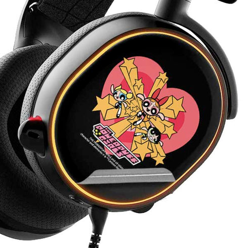 Cartoon Network Powerpuff Girls Gold Stars SteelSeries Arctis 5 Skin