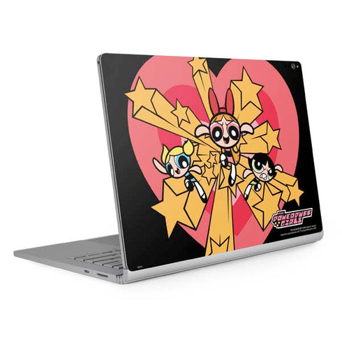 Cartoon Network Powerpuff Girls Gold Stars Surface Book 2 15in Skin