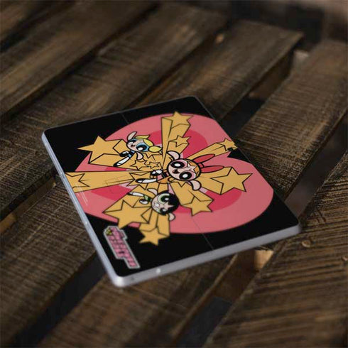 Cartoon Network Powerpuff Girls Gold Stars Surface Go Skin