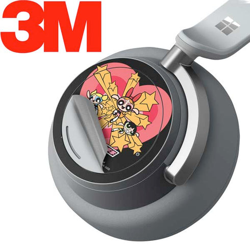 Cartoon Network Powerpuff Girls Gold Stars Surface Headphones Skin