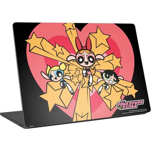 Cartoon Network Powerpuff Girls Gold Stars Surface Laptop 4 15in Skin