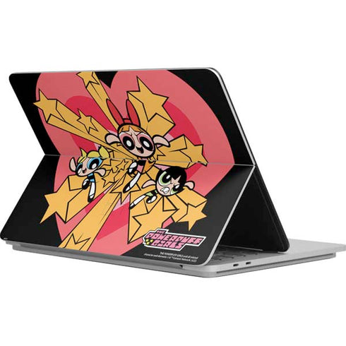 Cartoon Network Powerpuff Girls Gold Stars Surface Laptop Studio Skin