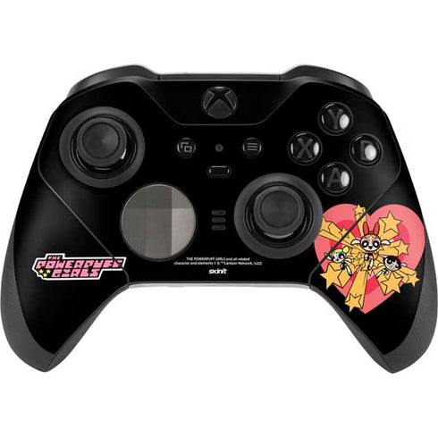 Cartoon Network Powerpuff Girls Gold Stars Xbox Elite Wireless Controller Series 2 Skin