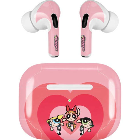 Cartoon Network Powerpuff Girls Hearts AirPods Pro 2nd Gen Skin