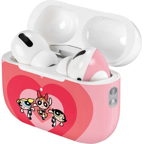 Cartoon Network Powerpuff Girls Hearts AirPods Pro 2nd Gen Skin