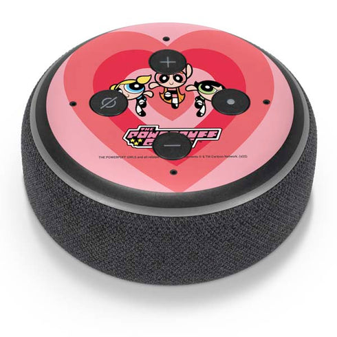 Cartoon Network Powerpuff Girls Hearts Amazon Echo Dot Skin