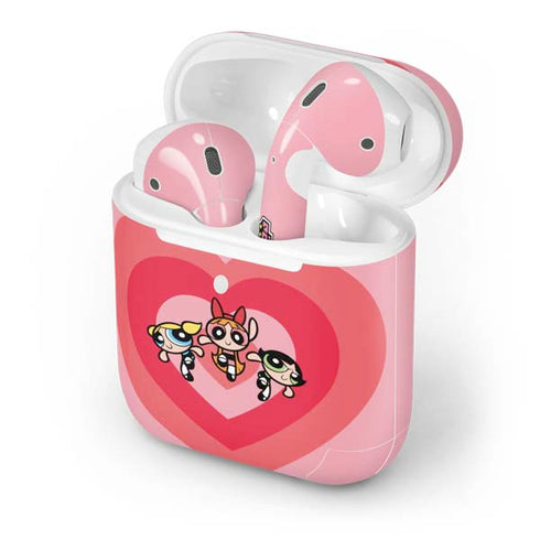 Cartoon Network Powerpuff Girls Hearts Apple AirPods 2 Skin