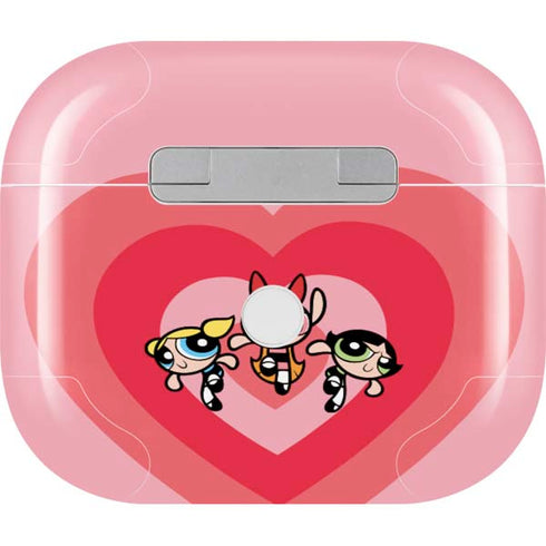 Cartoon Network Powerpuff Girls Hearts Apple AirPods (3rd Gen 2021) Skin