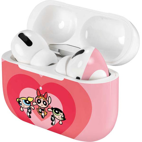 Cartoon Network Powerpuff Girls Hearts Apple AirPods Pro Skin