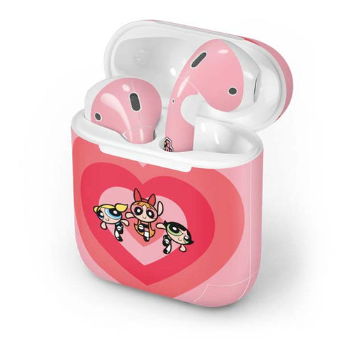 Cartoon Network Powerpuff Girls Hearts Apple AirPods Skin