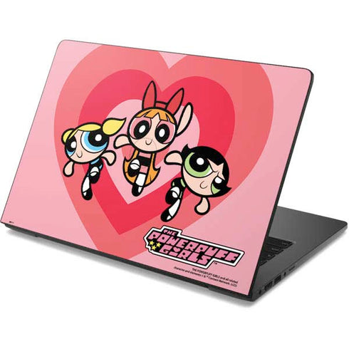 Cartoon Network Powerpuff Girls Hearts Dell Chromebook Skin
