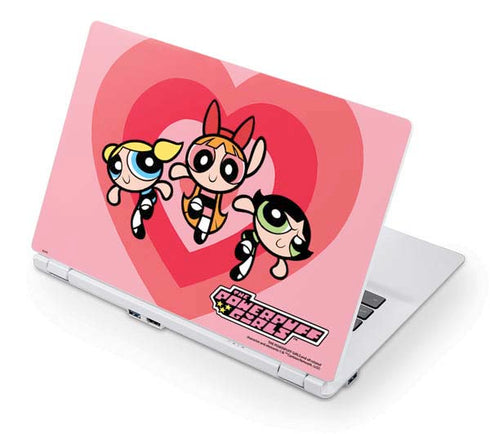 Cartoon Network Powerpuff Girls Hearts Acer Chromebook Skin