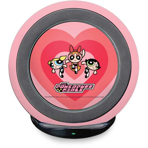 Cartoon Network Powerpuff Girls Hearts Fast Charge Wireless Charging Stand Skin