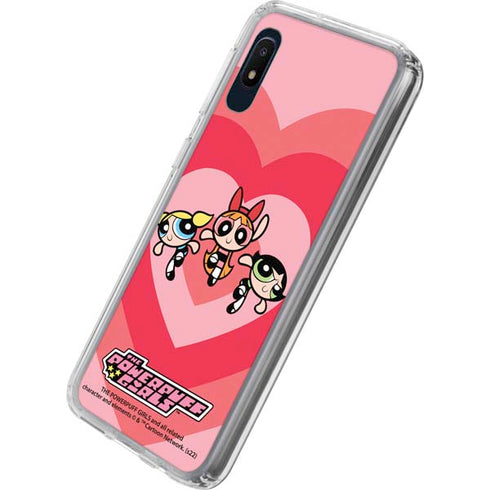 Cartoon Network Powerpuff Girls Hearts Galaxy A10e Clear Case