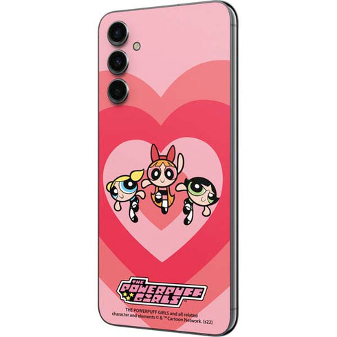 Cartoon Network Powerpuff Girls Hearts Galaxy A14 5G Skin