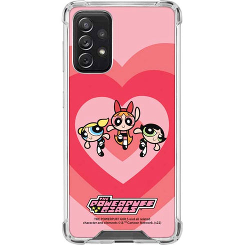 Cartoon Network Powerpuff Girls Hearts Galaxy A72 5G Clear Case