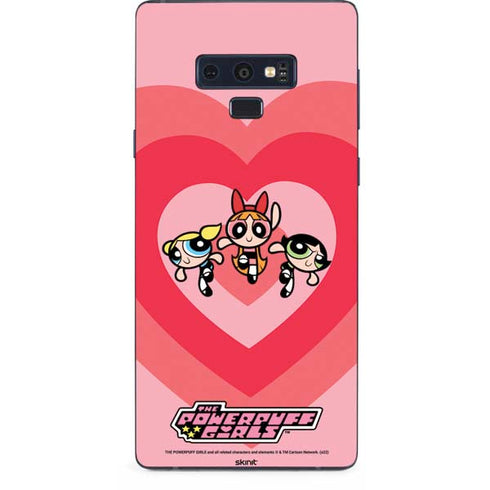 Cartoon Network Powerpuff Girls Hearts Galaxy Note 9 Skin
