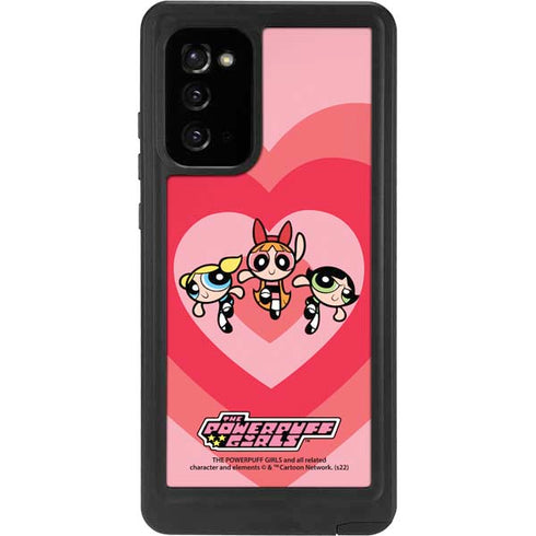 Cartoon Network Powerpuff Girls Hearts Galaxy Note20 5G Waterproof Case