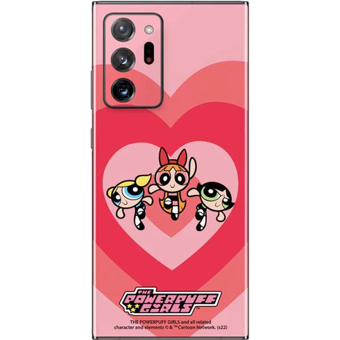 Cartoon Network Powerpuff Girls Hearts Galaxy Note20 Ultra 5G Skin