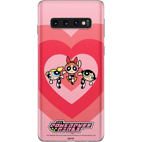 Cartoon Network Powerpuff Girls Hearts Galaxy S10 Skin