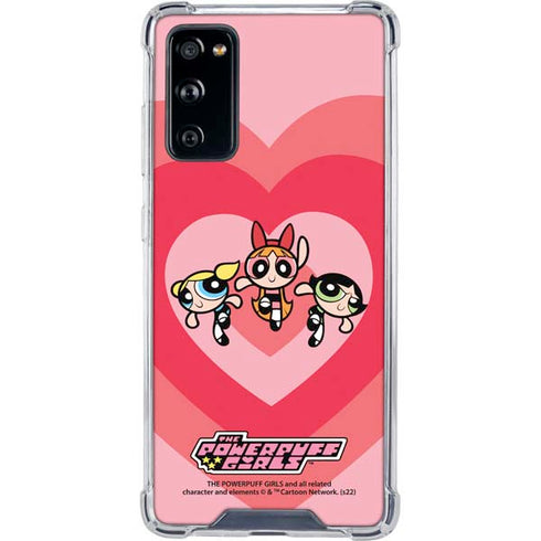 Cartoon Network Powerpuff Girls Hearts Galaxy S20 FE Clear Case