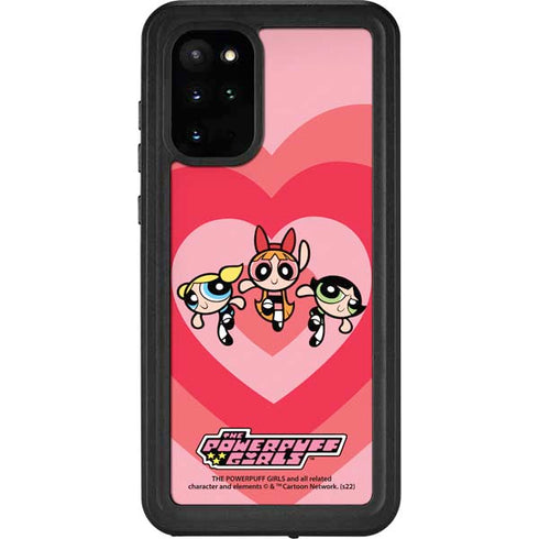 Cartoon Network Powerpuff Girls Hearts Galaxy S20 Plus Waterproof Case