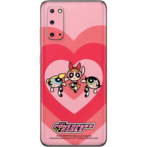Cartoon Network Powerpuff Girls Hearts Galaxy S20 Skin