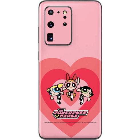 Cartoon Network Powerpuff Girls Hearts Galaxy S20 Ultra 5G Skin