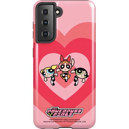 Cartoon Network Powerpuff Girls Hearts Galaxy S21 5G Pro Case
