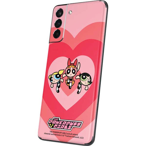 Cartoon Network Powerpuff Girls Hearts Galaxy S21 5G Skin