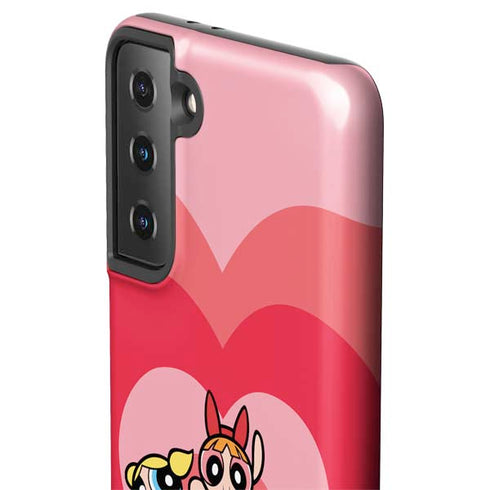 Cartoon Network Powerpuff Girls Hearts Galaxy S21 FE Pro Case