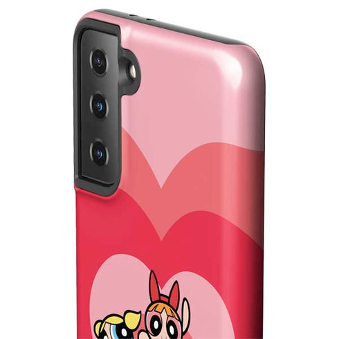 Cartoon Network Powerpuff Girls Hearts Galaxy S21 Plus 5G Pro Case
