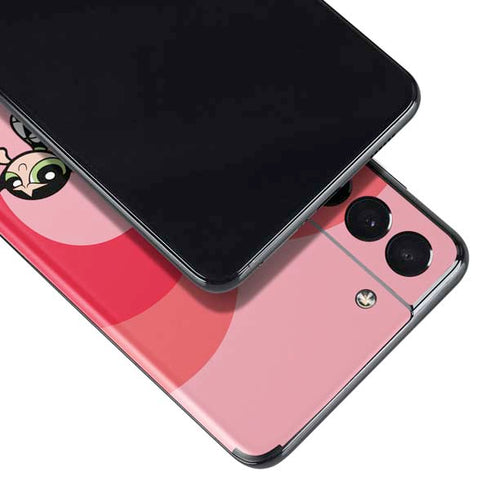 Cartoon Network Powerpuff Girls Hearts Galaxy S21 Plus 5G Skin