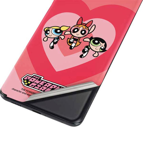 Cartoon Network Powerpuff Girls Hearts Galaxy S21 Plus 5G Skin