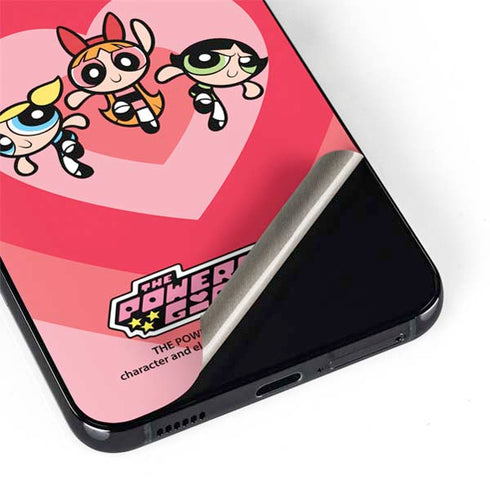 Cartoon Network Powerpuff Girls Hearts Galaxy S22 Plus Skin