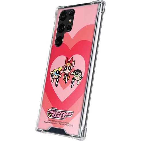 Cartoon Network Powerpuff Girls Hearts Galaxy S22 Ultra Clear Case