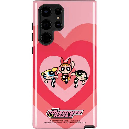 Cartoon Network Powerpuff Girls Hearts Galaxy S22 Ultra Pro Case