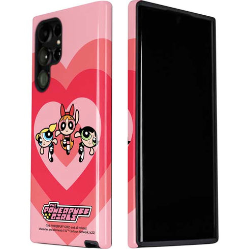 Cartoon Network Powerpuff Girls Hearts Galaxy S22 Ultra Pro Case