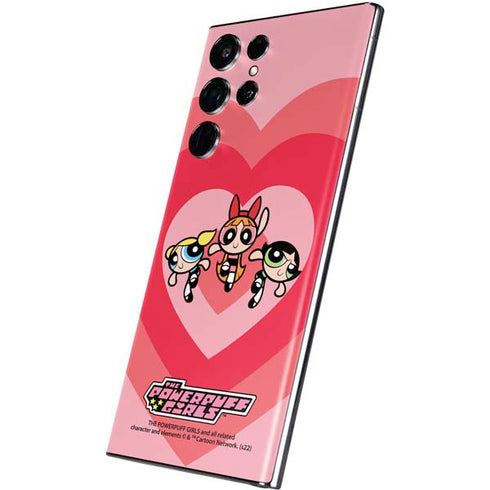 Cartoon Network Powerpuff Girls Hearts Galaxy S22 Ultra Skin