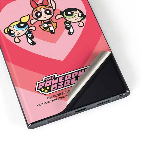 Cartoon Network Powerpuff Girls Hearts Galaxy S22 Ultra Skin
