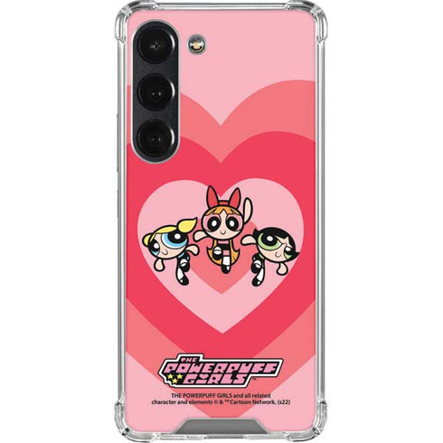 Cartoon Network Powerpuff Girls Hearts Galaxy S23 Clear Case